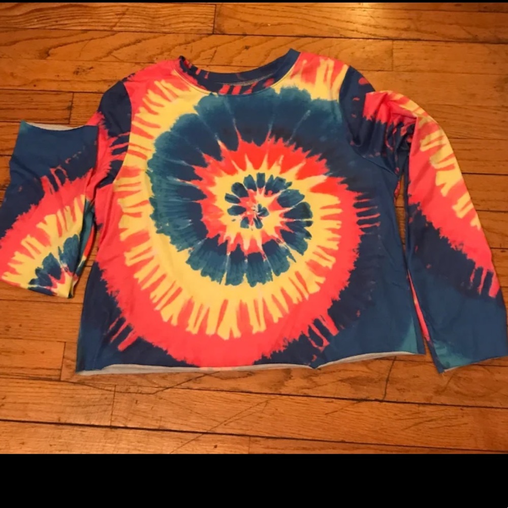 Ladies Silky Tie-dye Top
